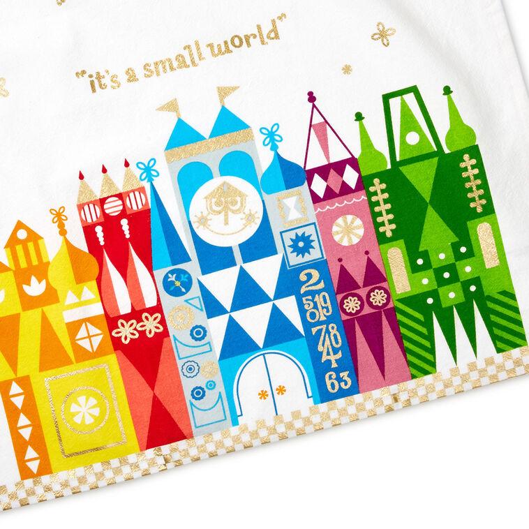 Hallmark Disney It's A Small World Tea Towel 18x26
