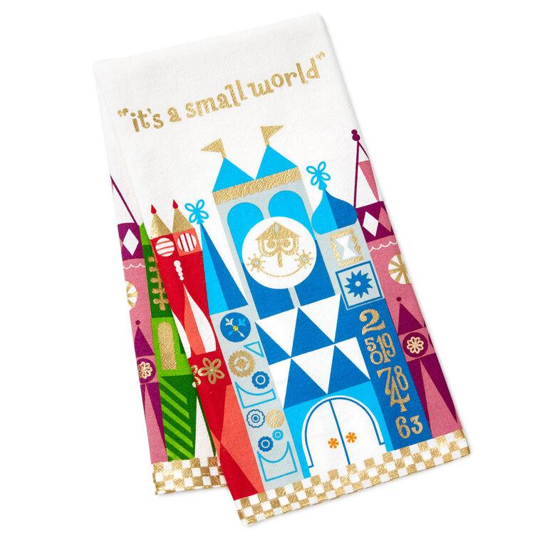 hallmark Disney It's a Small World Tea Towel 18x26