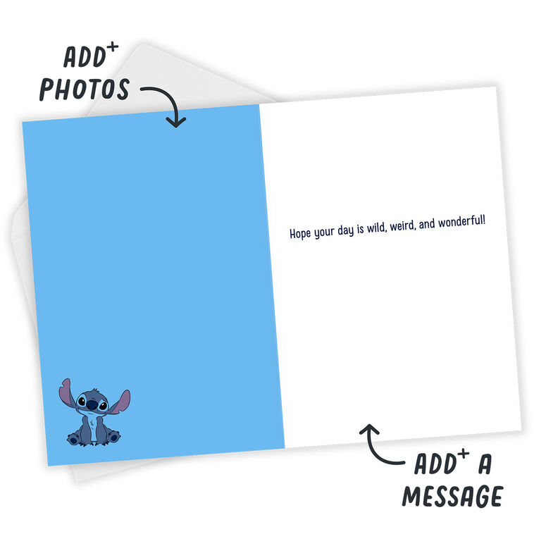 Hallmark Disney Lilo & Stitch Cute Face Custom Card