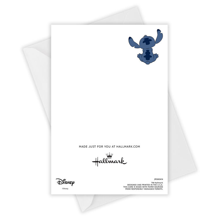 Hallmark Disney Lilo & Stitch Cute Face Custom Card