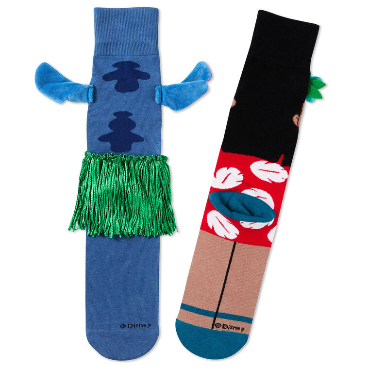 Hallmark Disney Lilo & Stitch Novelty Crew Socks
