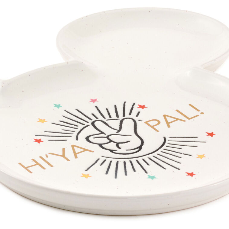 Hallmark Disney Mickey Mouse Ears Ceramic Platter