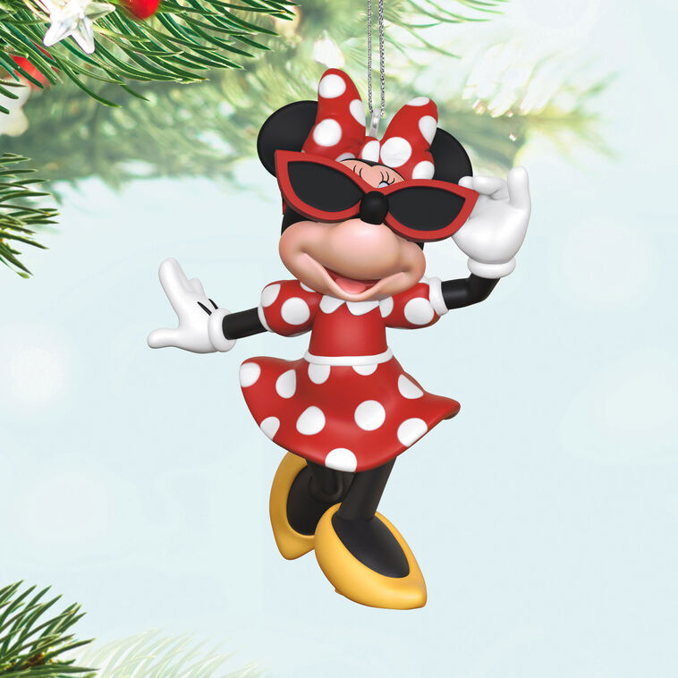 Hallmark Disney Minnie Mouse Sunny Chic Ornament
