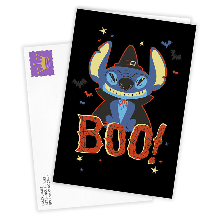 Hallmark Disney Stitch Boo Custom Halloween Card