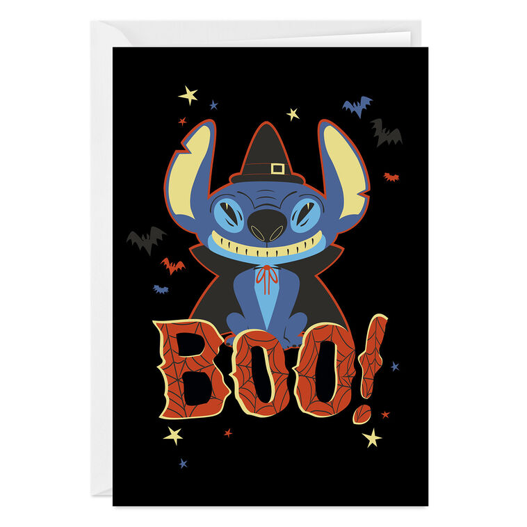 hallmark Disney Stitch Boo Custom Halloween Card