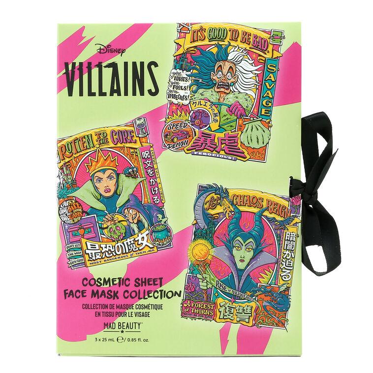 hallmark Disney Villains Sheet Masks Set of 3