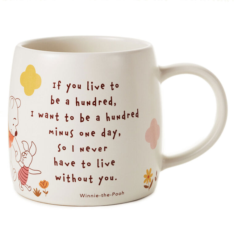 hallmark Disney Winnie the Pooh Quote Mug 17.5 oz