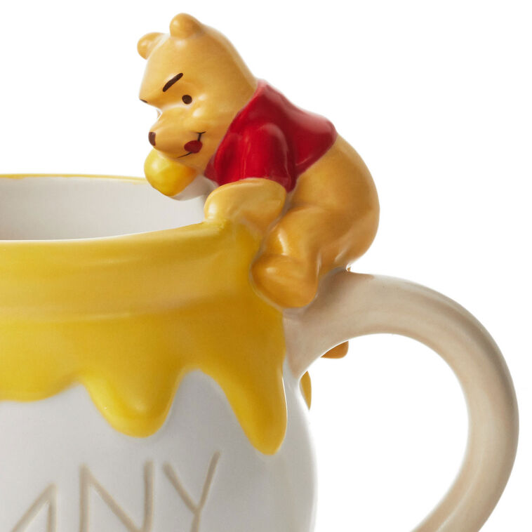 Hallmark Disney Winnie The Pooh Sculpted Mug 17 Oz