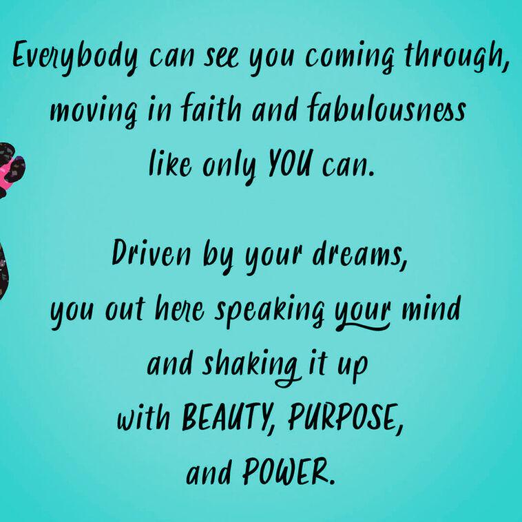 Hallmark Diva In Your DNA Birthday Card For Her