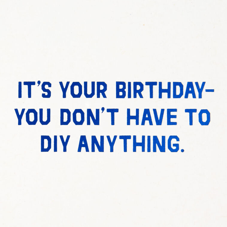 Hallmark DIY Fix-It Funny Birthday Card