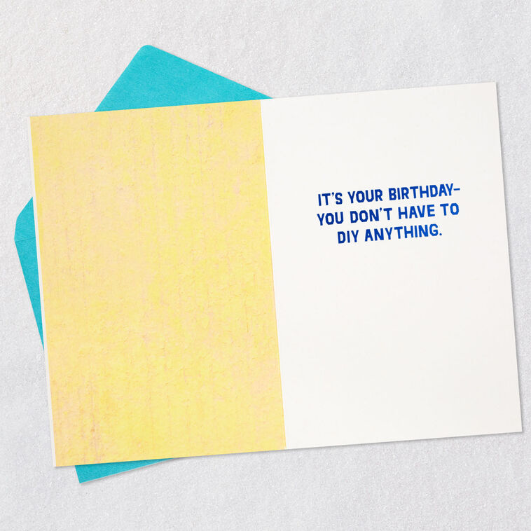 Hallmark DIY Fix-It Funny Birthday Card