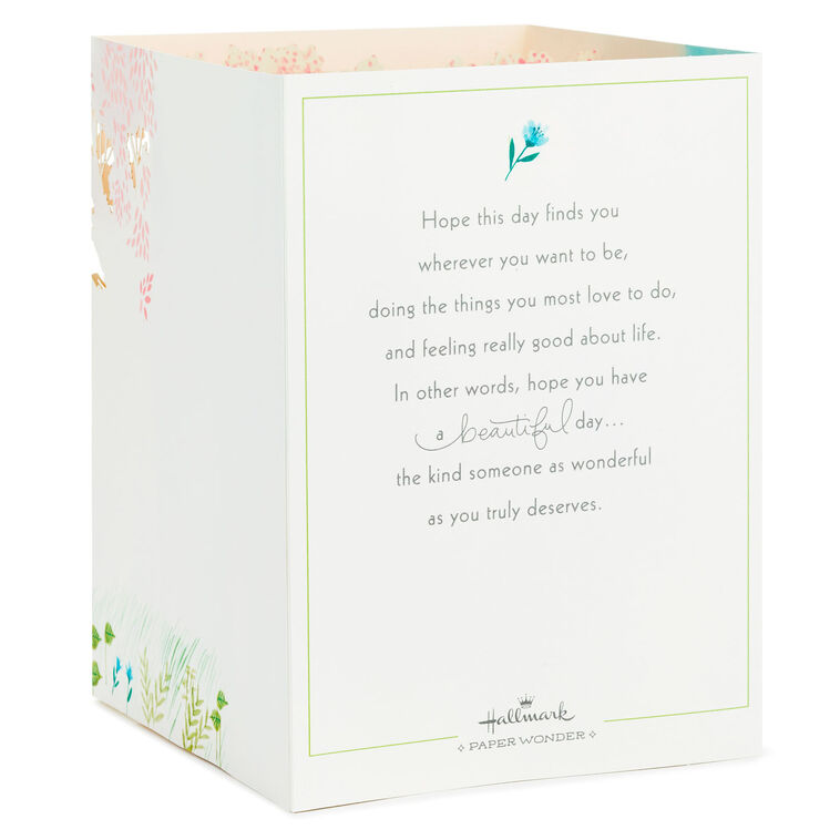 Hallmark Do What You Love 3D Pop-Up Birthday Card