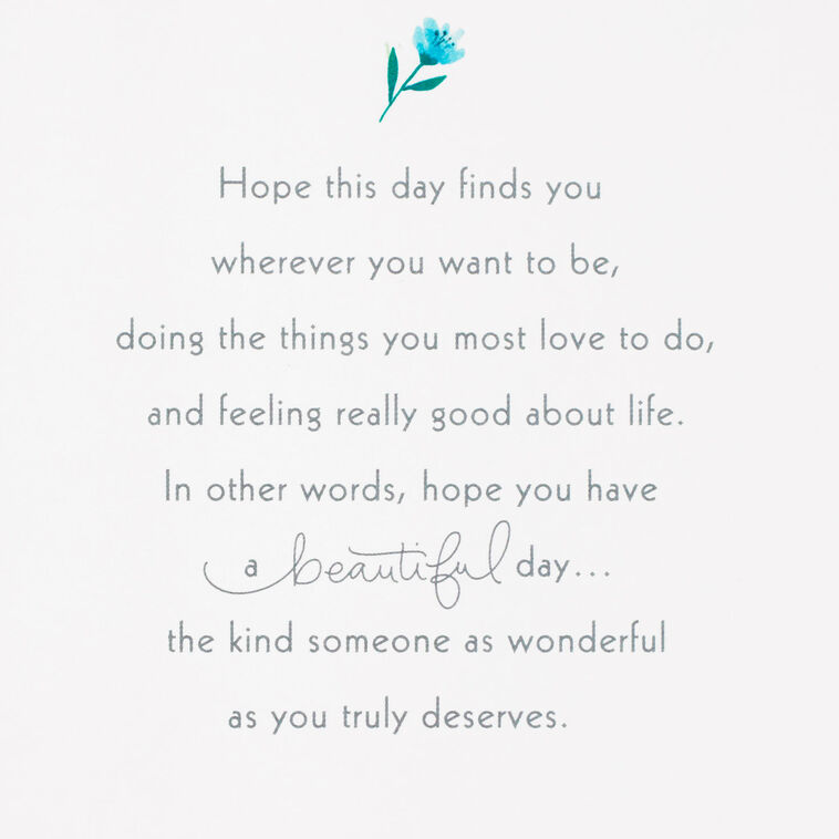 Hallmark Do What You Love 3D Pop-Up Birthday Card