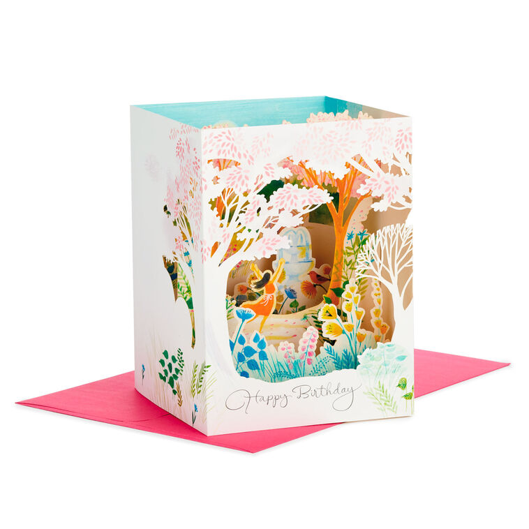hallmark Do What You Love 3D Pop-Up Birthday Card