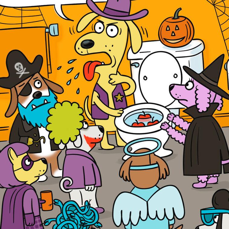 Hallmark Dog Halloween Party Funny Halloween Card