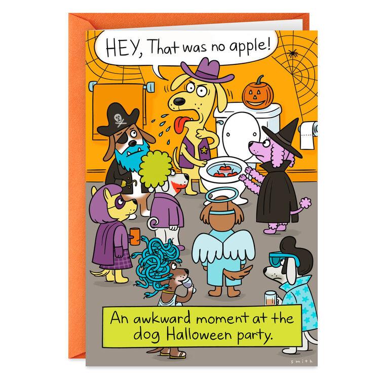 hallmark Dog Halloween Party Funny Halloween Card