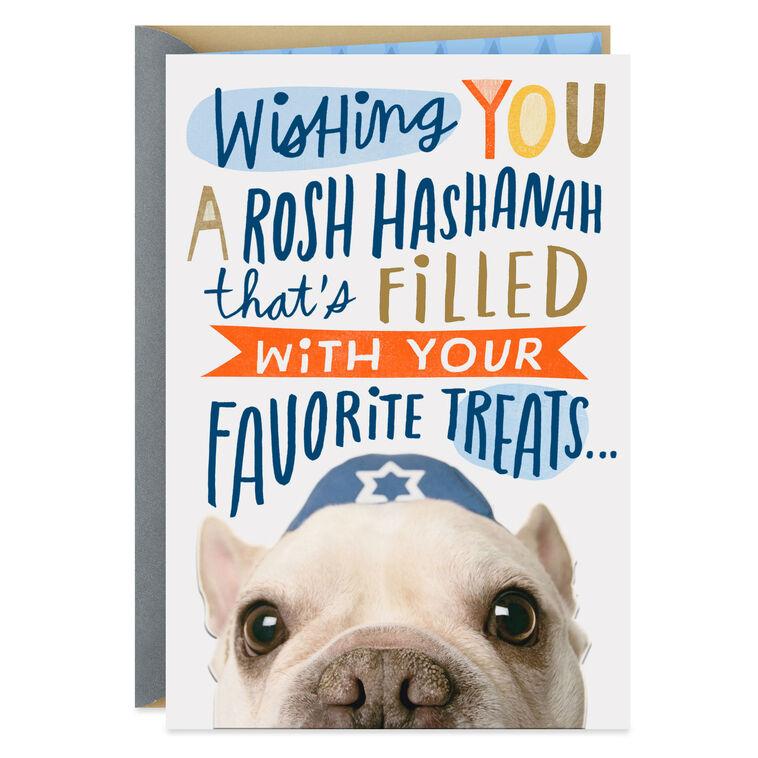 hallmark Dog in Yarmulke Funny Rosh Hashanah Card