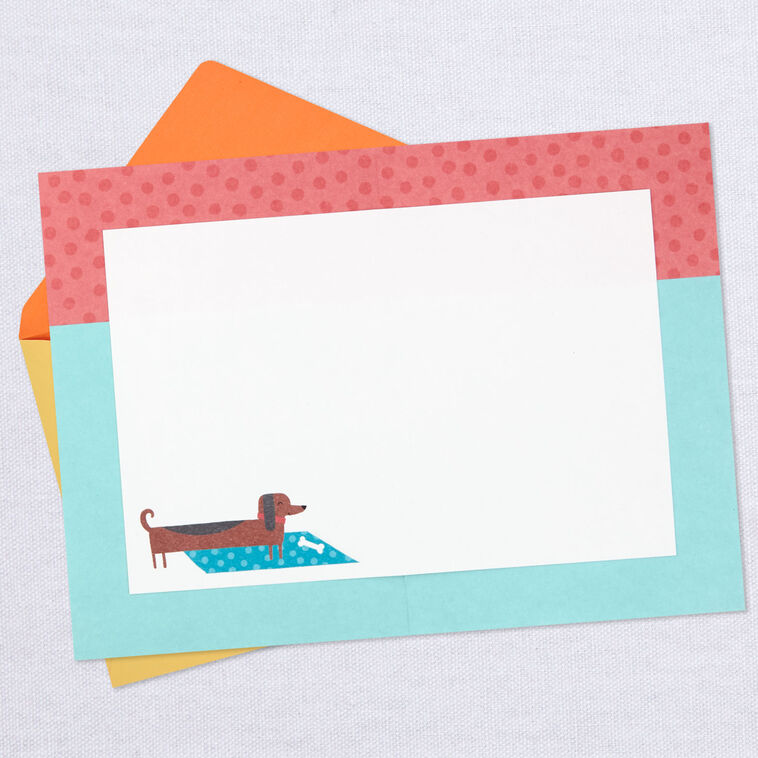 Hallmark Dog Party Blank Card