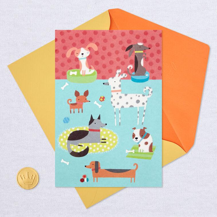 Hallmark Dog Party Blank Card