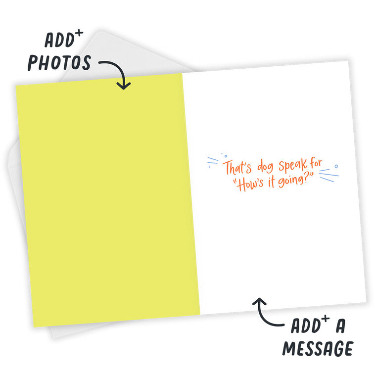 Hallmark Dog Speak Funny Custom Card
