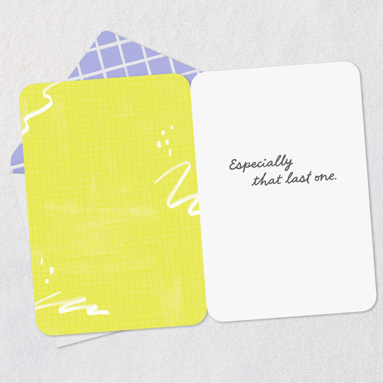 Hallmark Don't Forget Checklist Love Card