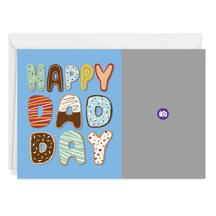 Hallmark Donuts Happy Dad Day Custom Card