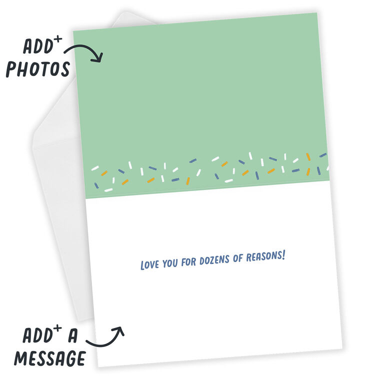 Hallmark Donuts Happy Dad Day Custom Card