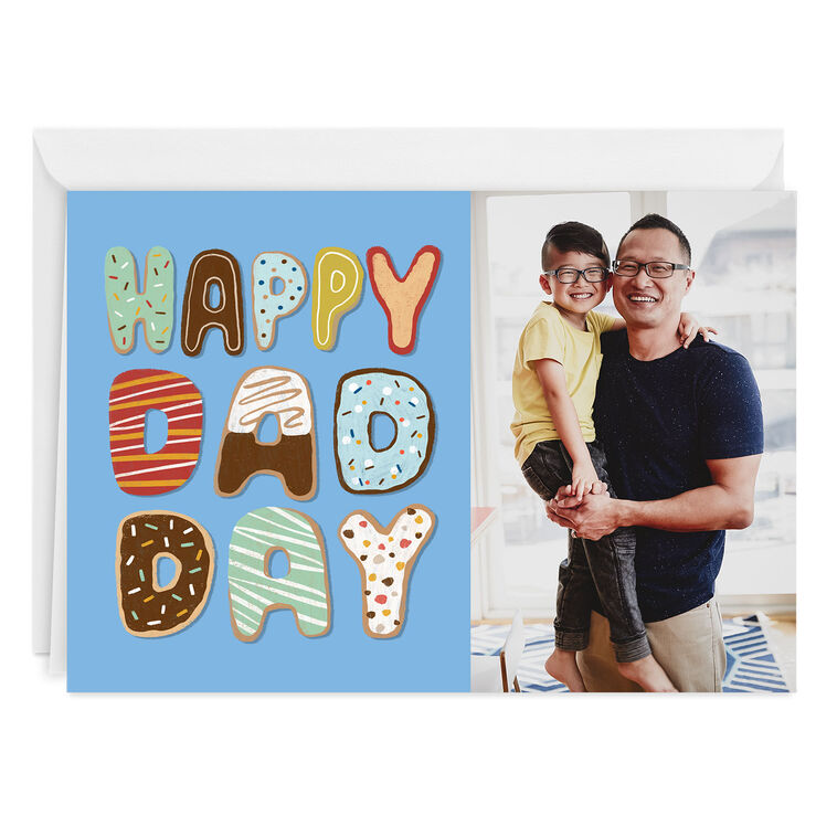 hallmark Donuts Happy Dad Day Custom Card