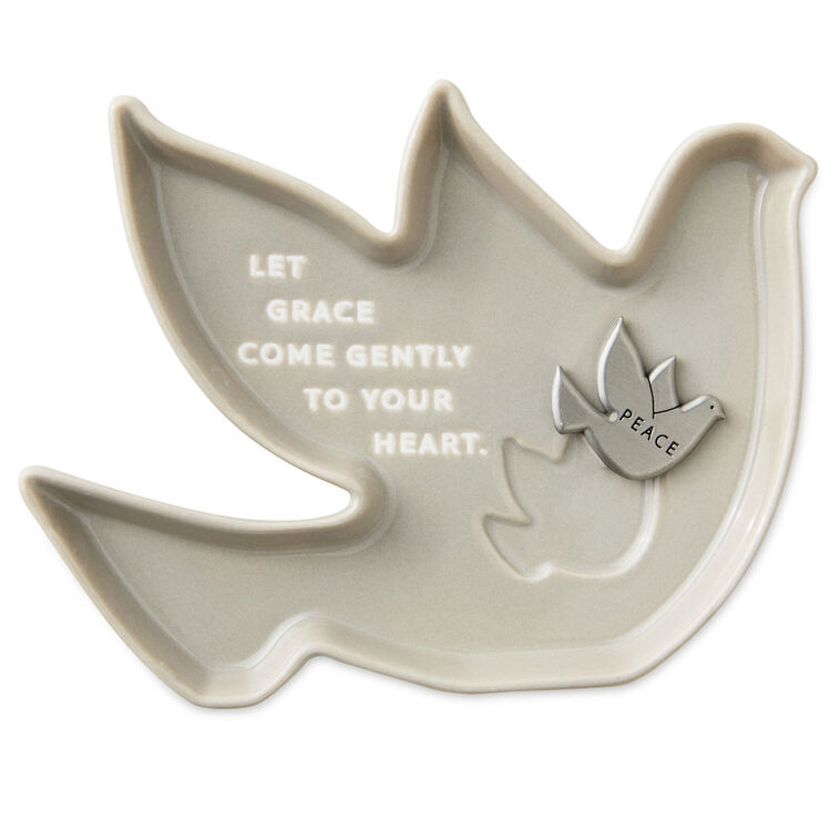 Hallmark Dove-Shaped Trinket Dish With Token