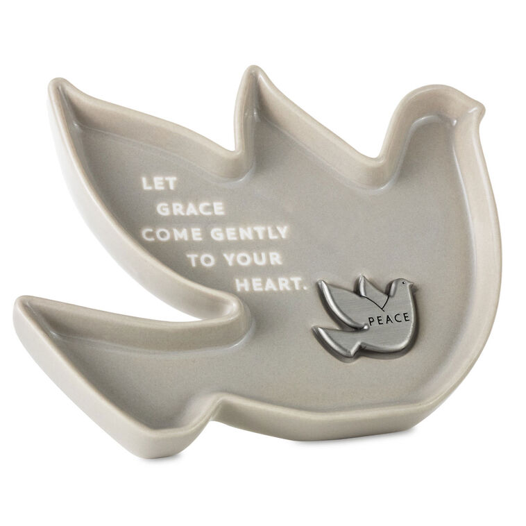 Hallmark Dove-Shaped Trinket Dish With Token