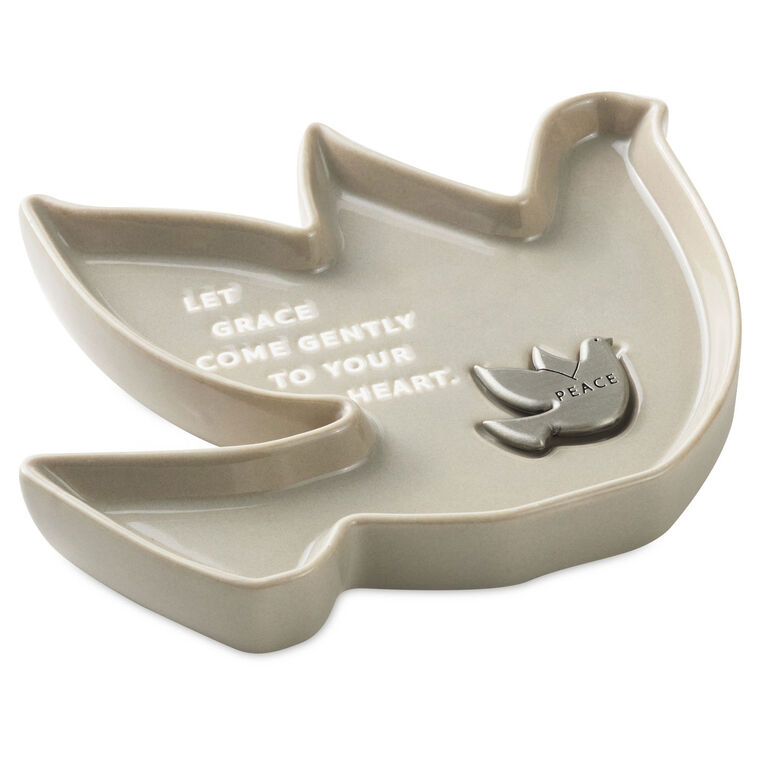 hallmark Dove-Shaped Trinket Dish With Token