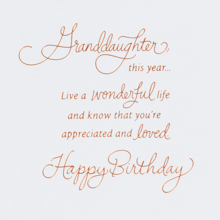 Hallmark Dream Big Birthday Card For Granddaughter