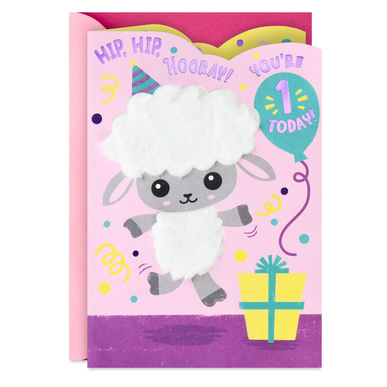 hallmark Dreams Come True First Birthday Card