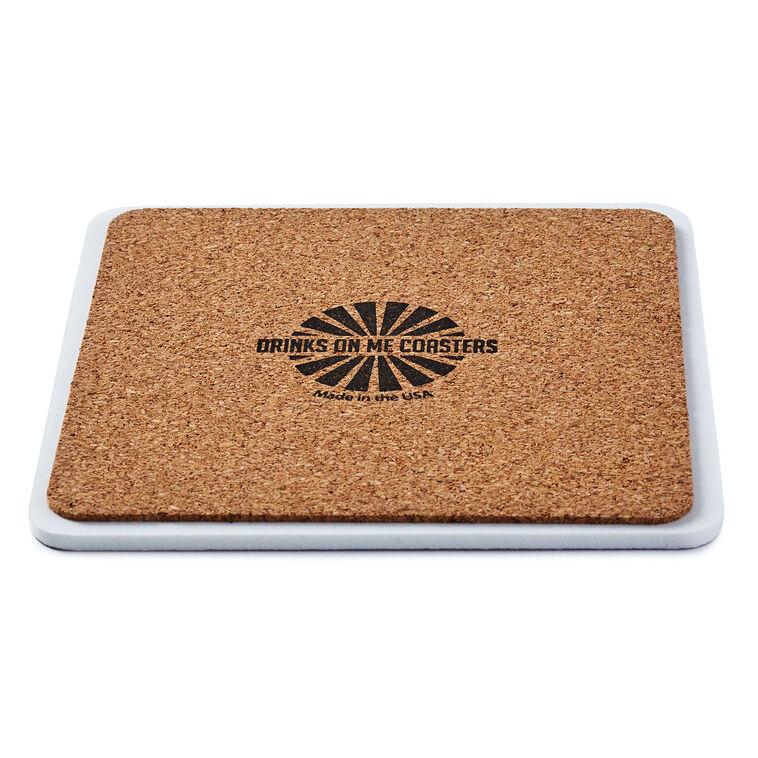 Hallmark Drinks On Me Protein Shakes Funny Coaster