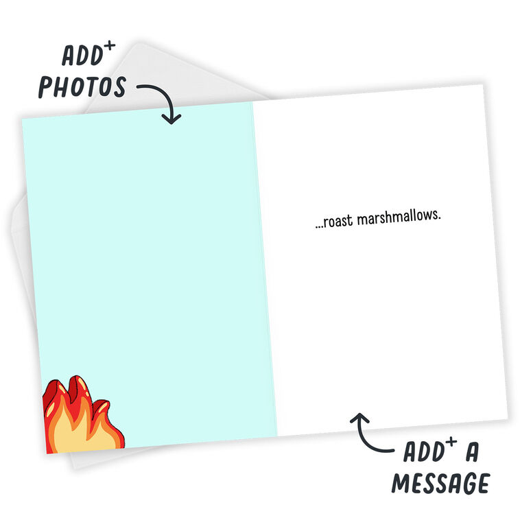 Hallmark Dumpster Fire Funny Custom Card