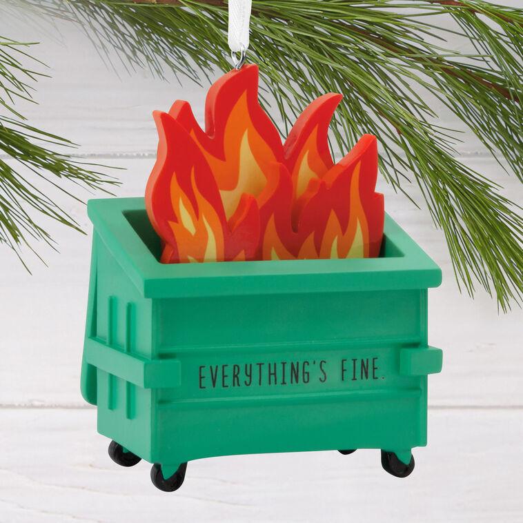 Hallmark Dumpster Fire Hallmark Ornament