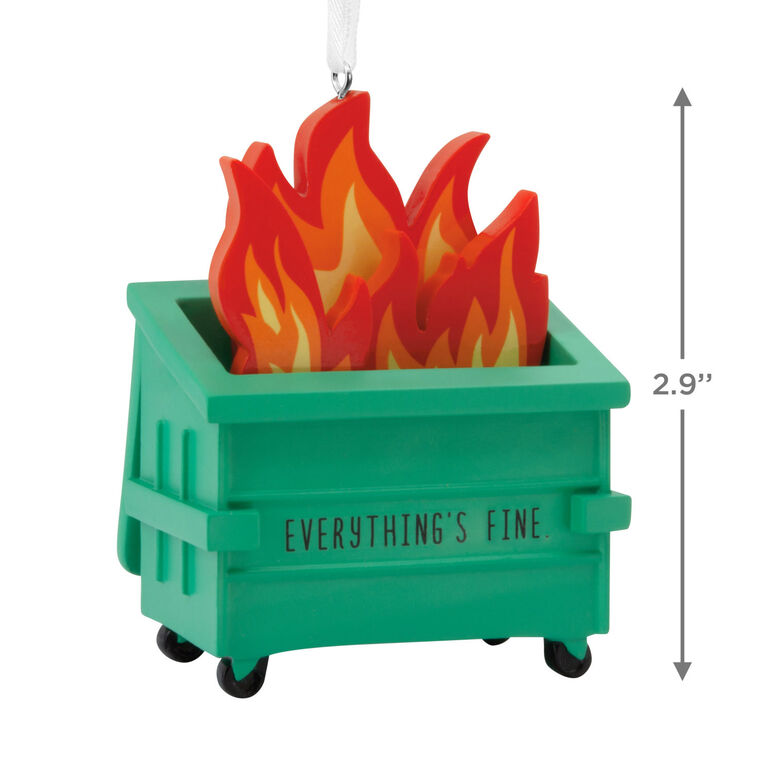 Hallmark Dumpster Fire Hallmark Ornament