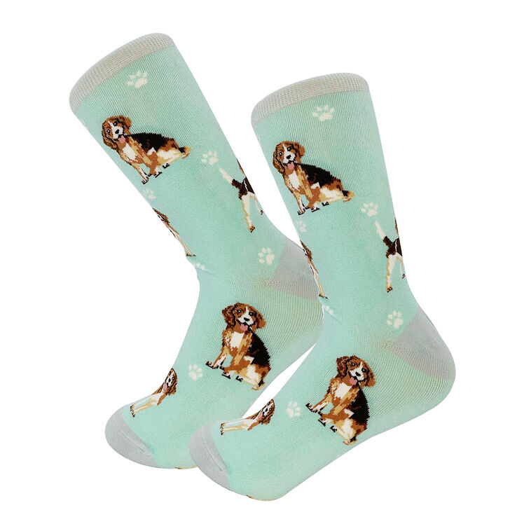 hallmark E&S Pets Beagle Novelty Crew Socks