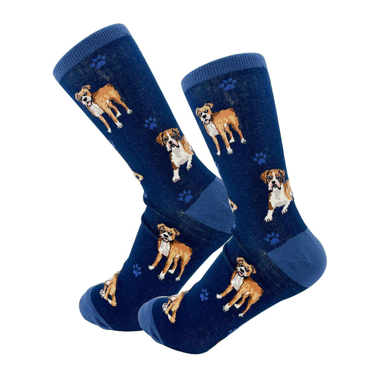 hallmark E&S Pets Boxer Novelty Crew Socks