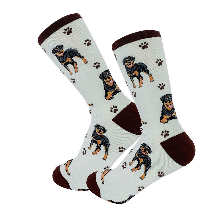 hallmark E&S Pets Rottweiler Novelty Crew Socks