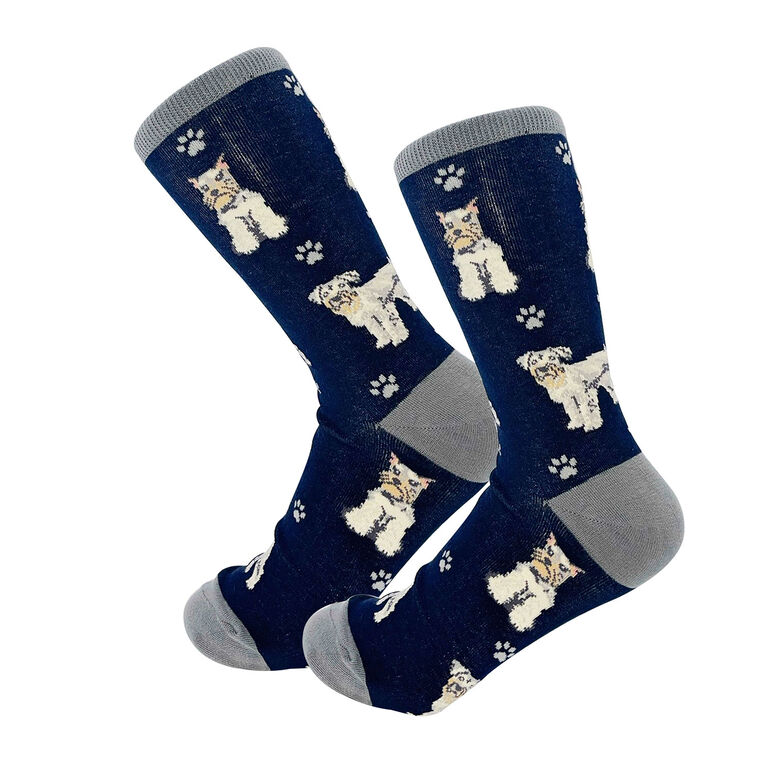hallmark E&S Pets Schnauzer Novelty Crew Socks