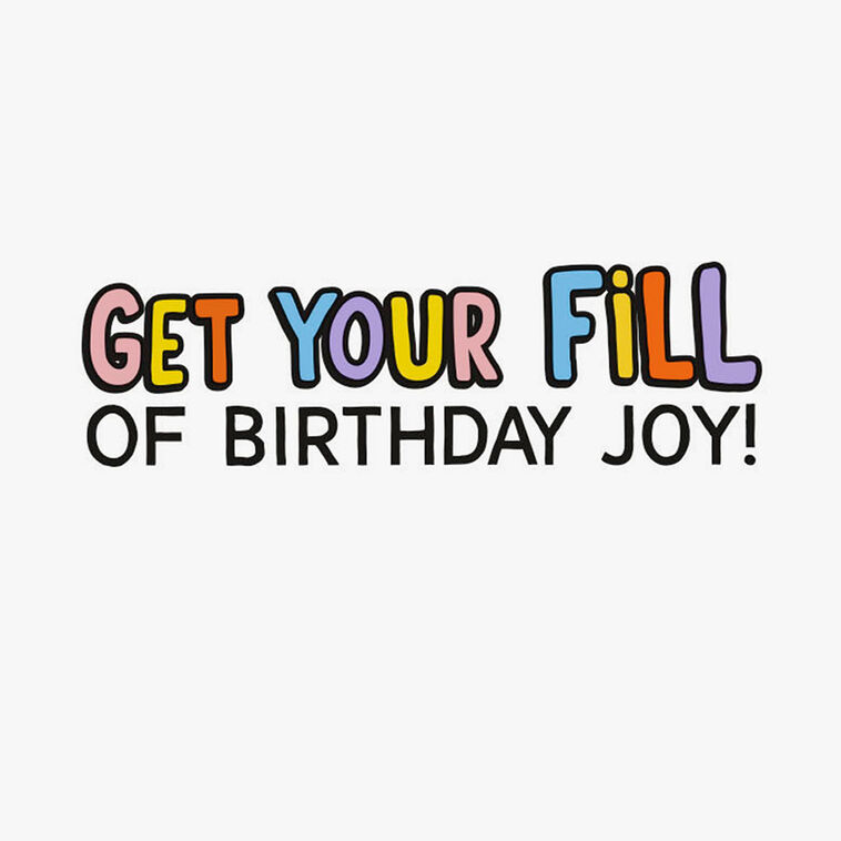 Hallmark Eat Your Cake Funny Birthday Card