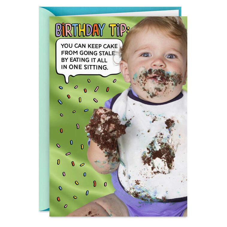 hallmark Eat Your Cake Funny Birthday Card