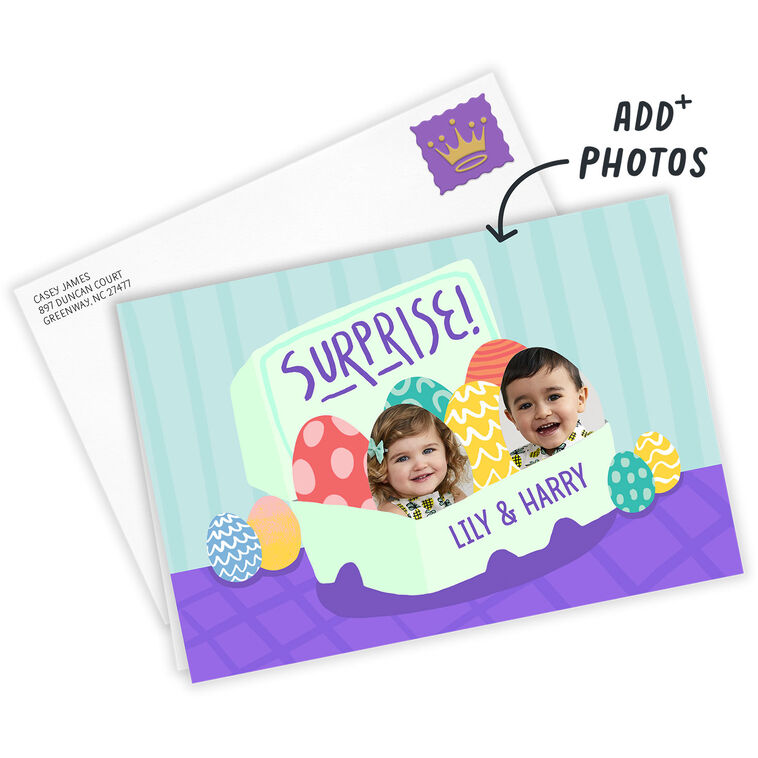 Hallmark Egg-Cellent Surprise Custom Easter Card