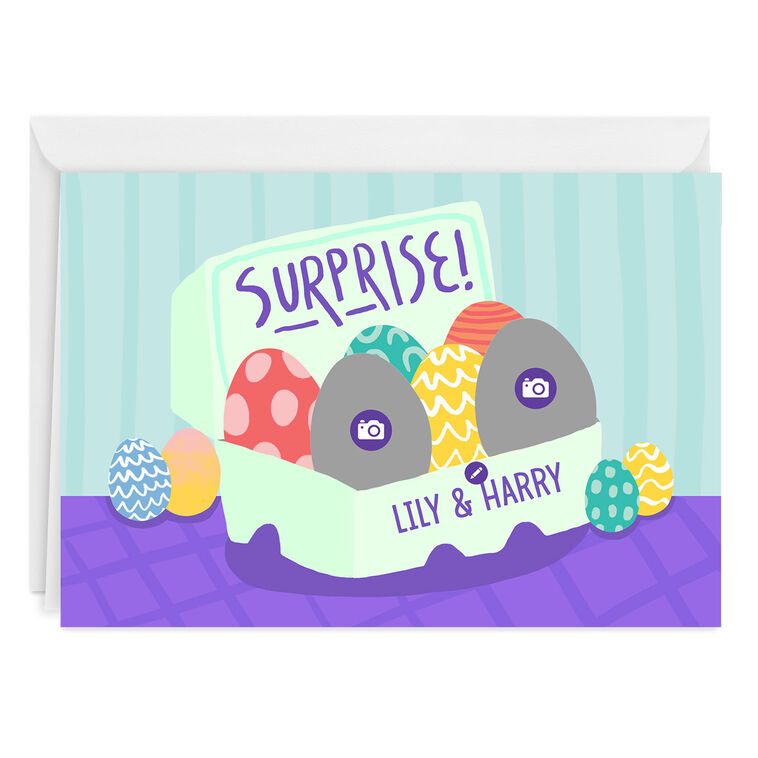 Hallmark Egg-Cellent Surprise Custom Easter Card
