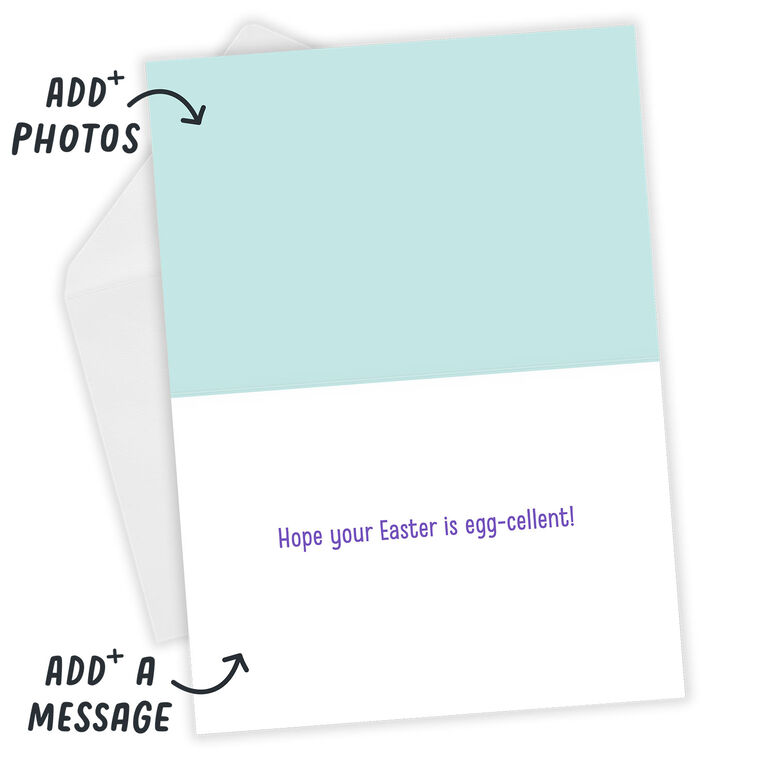 Hallmark Egg-Cellent Surprise Custom Easter Card