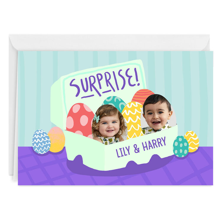hallmark Egg-Cellent Surprise Custom Easter Card