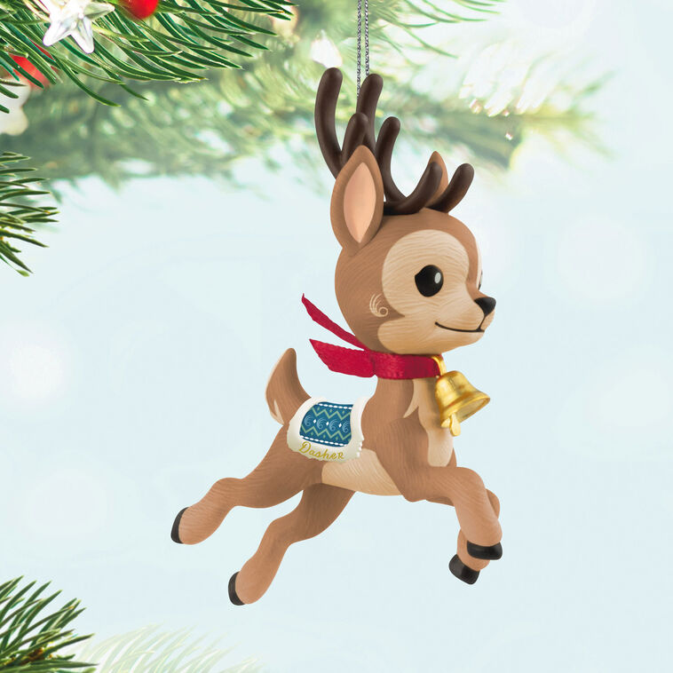 Hallmark Eight Tiny Reindeer Dasher Ornament