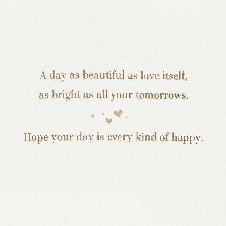 Hallmark Elegant Lace Mr. And Mrs. Wedding Card