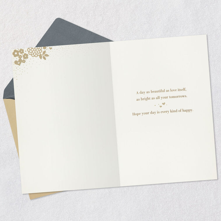 Hallmark Elegant Lace Mr. And Mrs. Wedding Card